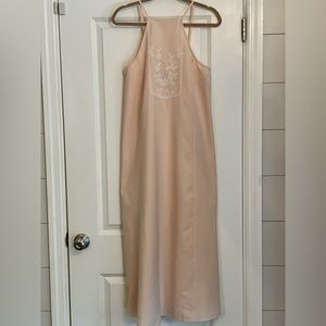 Zara lined maxi dress